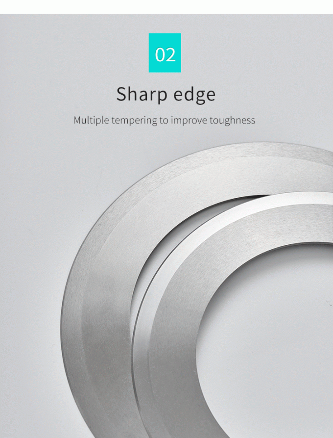 Μαχαίρια κοπής για βιομηχανικό ρολό χαρτιού 130mm, μηχανή κοπής ταινίας, κυκλική λεπίδα κοπής 2