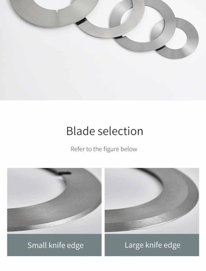 Μαχαίρια κοπής για βιομηχανικό ρολό χαρτιού 130mm, μηχανή κοπής ταινίας, κυκλική λεπίδα κοπής 1